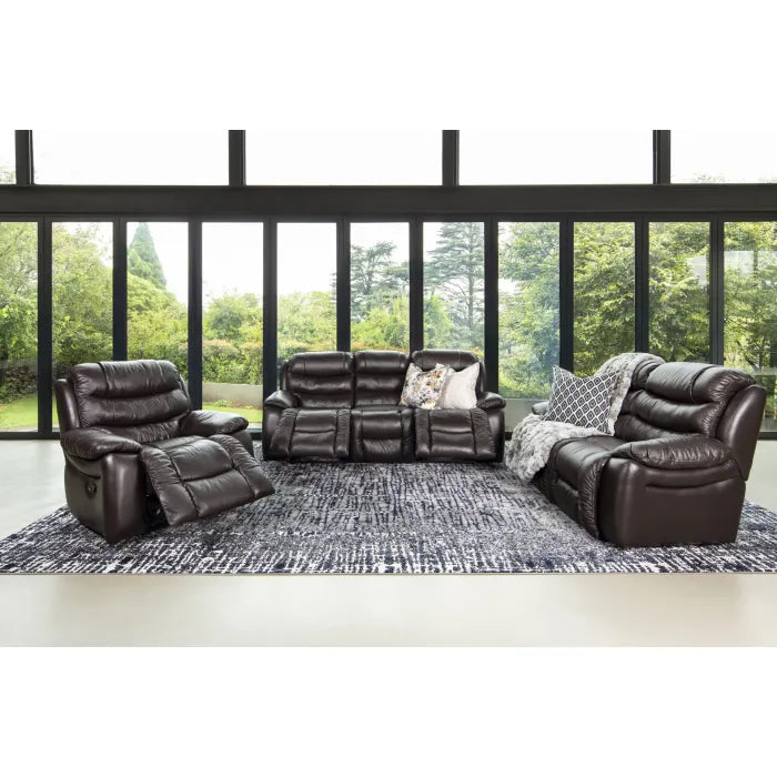 Bellwood 3 Piece 3 Action Lounge Suite, Kudu Oxblood