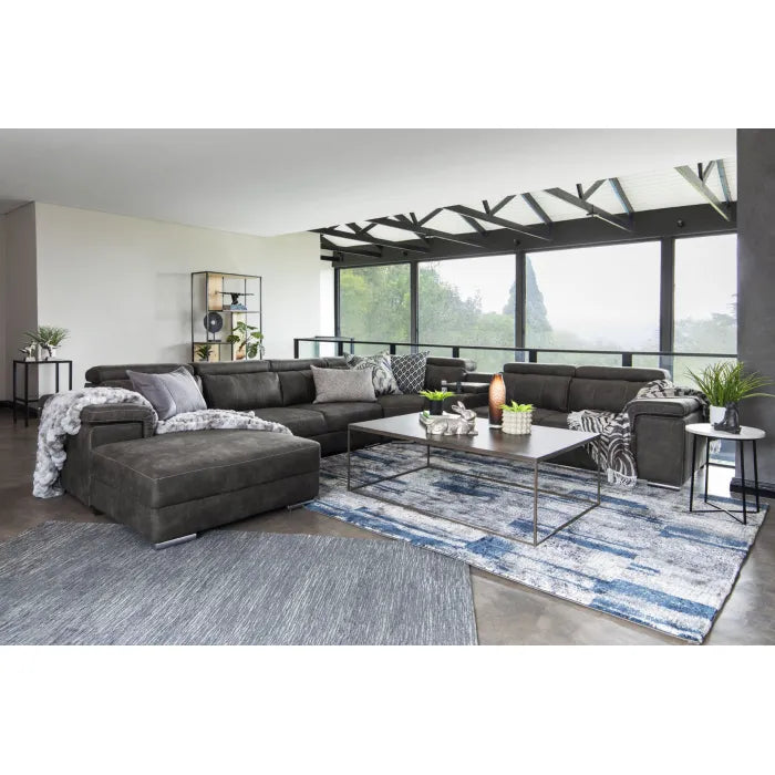 Oakland 5 Piece Corner Lounge Suite in Fabric