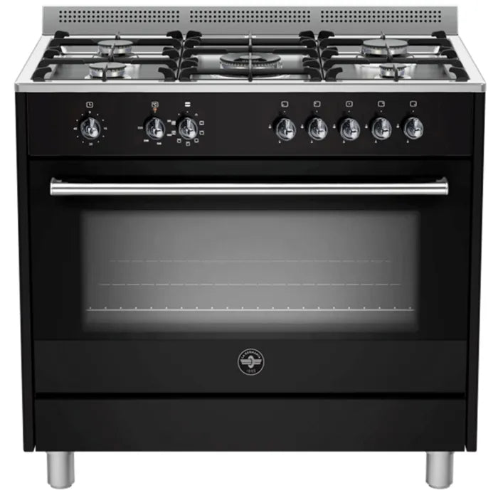 La Germania 90cm Rustica Gas Electric Stove Black RUS95C61LDNE
