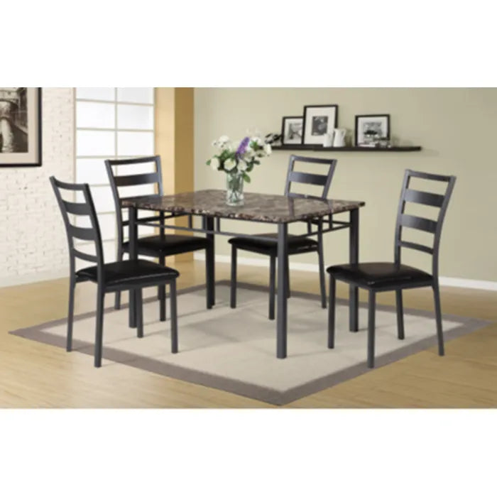 Owen 5 Piece Dinette, Brown
