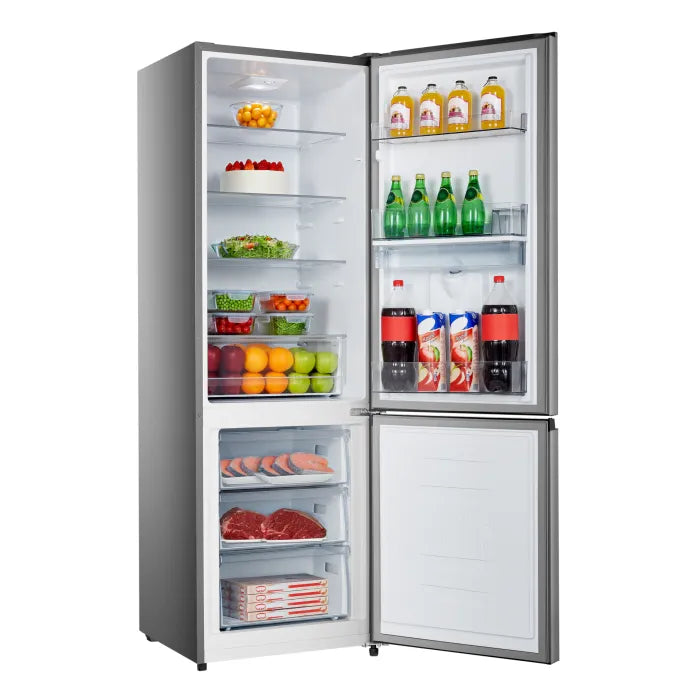 Hisense 347L Combi Fridge With Water Dispenser Black Glass H450BMIB-WD