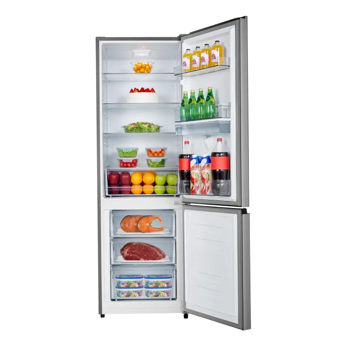 Hisense 347L Combi Fridge With Water Dispenser Black Glass H450BMIB-WD