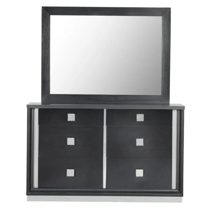 Hannah Dresser & Mirror, Black