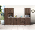 Caprice 3 Piece Kitchen Scheme, White Oak