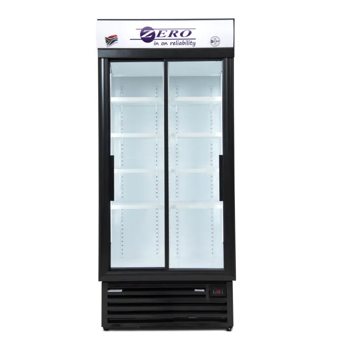 Zero 700L Commercial Cooler White With Black Trim