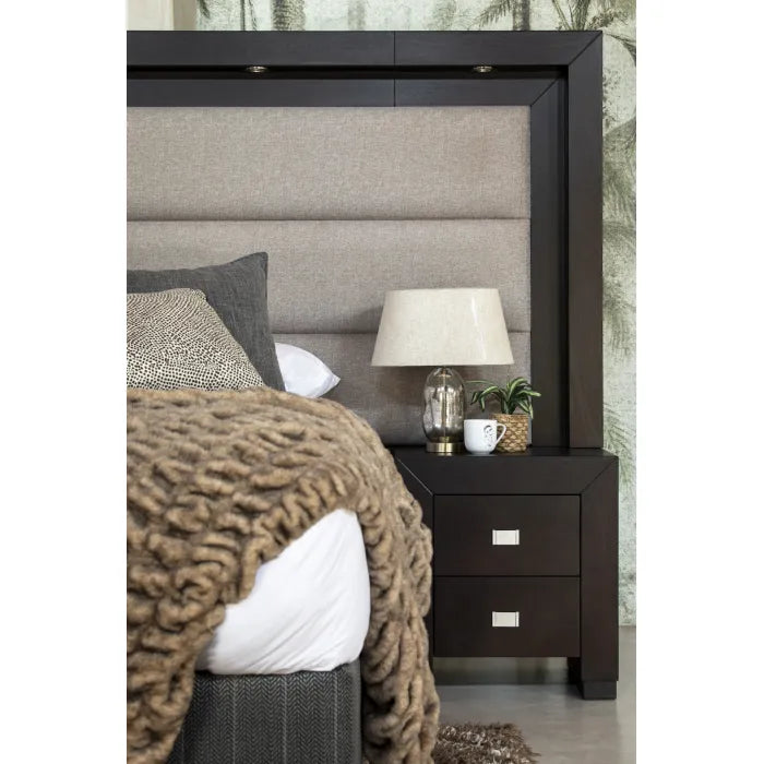 Layla 3 Piece Bedroom Suite, Wallnut