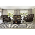 Newbury 3 Piece 3 Motion Lounge Suite, Brown